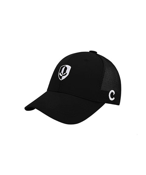CHUCUCHU Wappen Mesh Ball Cap (Unisex) - Black
