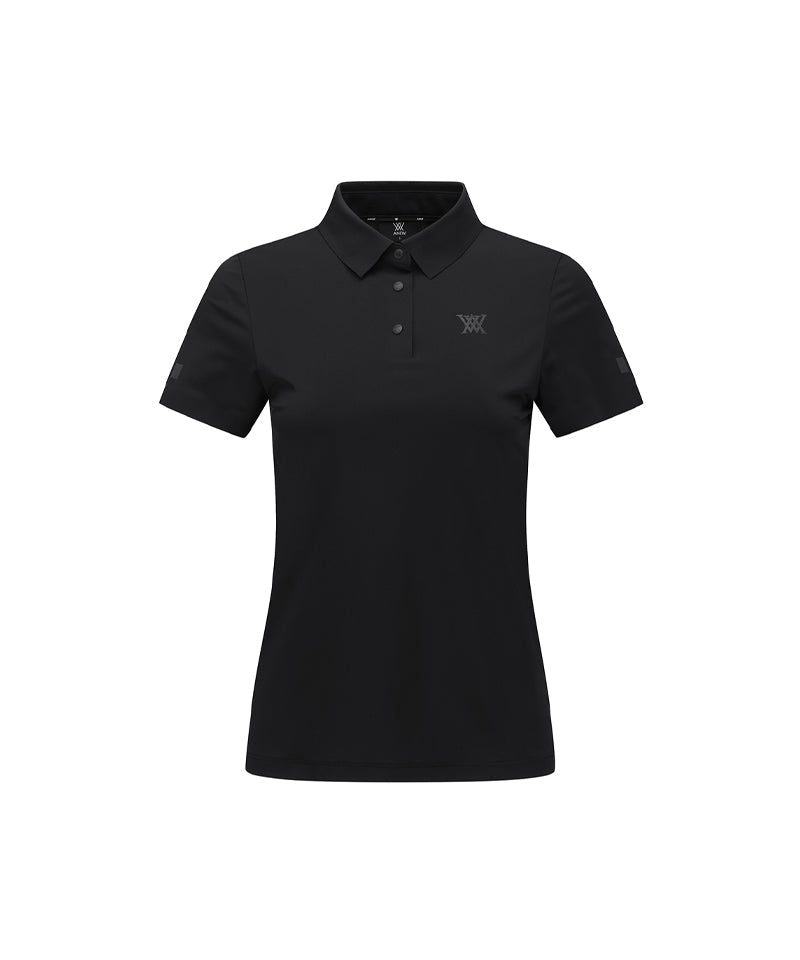 ANEW Golf Women's SM Black Finish Short T-Shirt - Black