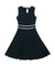 AVEN Classic Knit Flare Dress - Dark/Navy