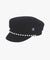 FAIRLIAR Pearl-Decorated Madoros Hat - Black