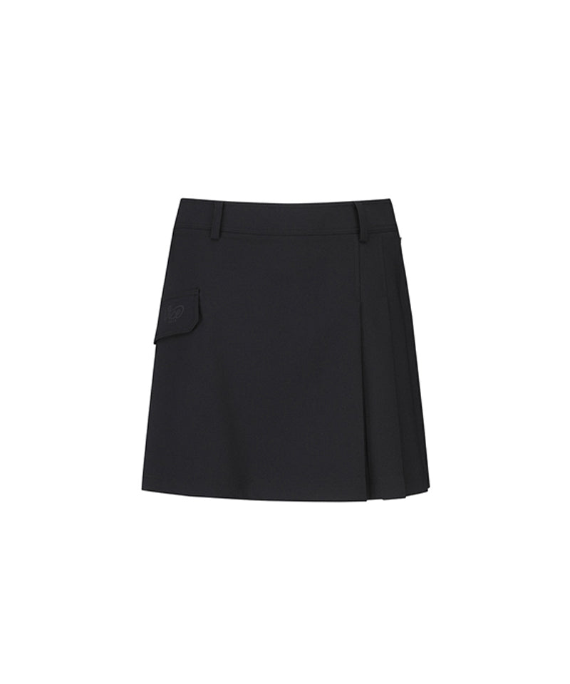 Vice Golf Atelier Women's Wrap Pleat Skirt - Black