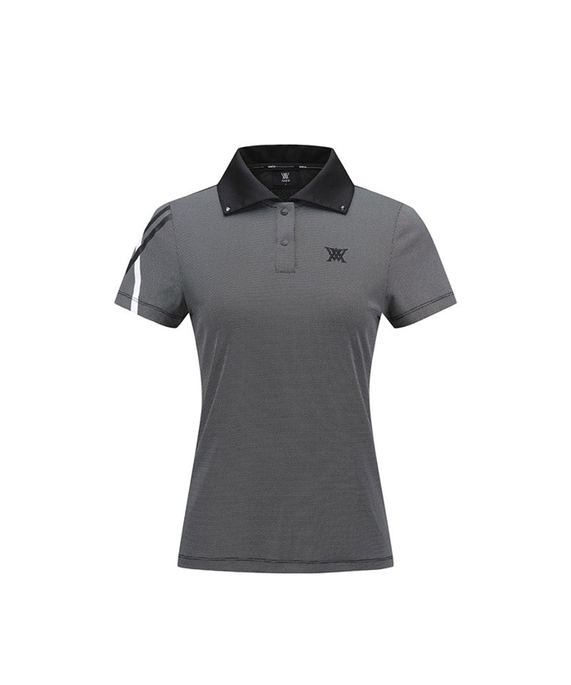Women's Ice Dots Short T-Shirt - Black