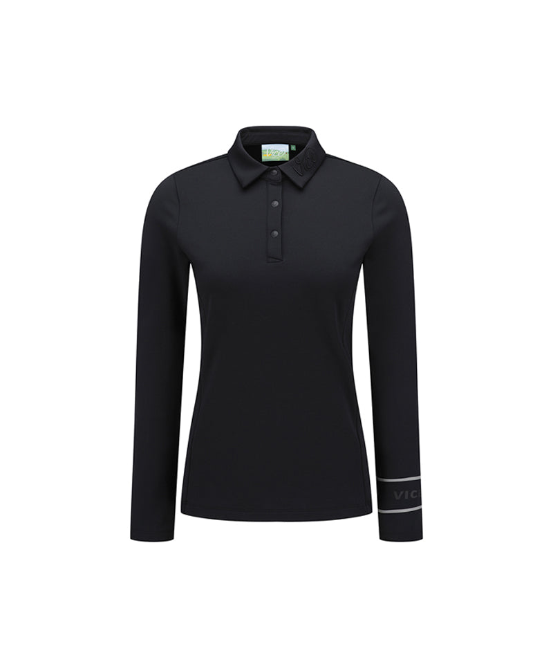 Vice Golf Atelier Women's Essential Collared Long Sleeve T-Shirt - 2 Colors
