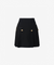 GFJ Golf Women's High Waist Pleat Skirt - Black