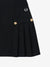 GFJ Golf Women's High Waist Pleat Skirt - Black