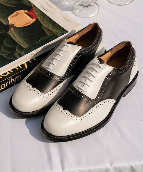 ALL CLASSIC Golf Wingtip Classic Golf Shoes - Black