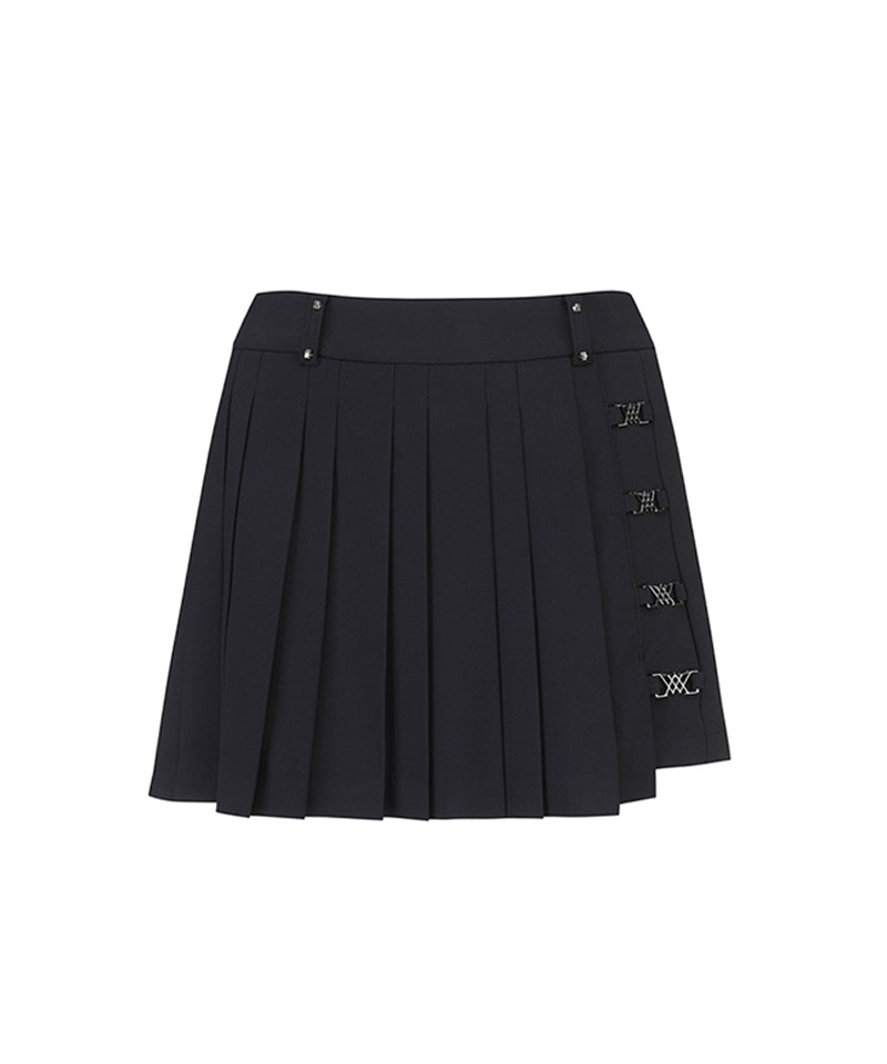 W Lap Pleats HP - Black