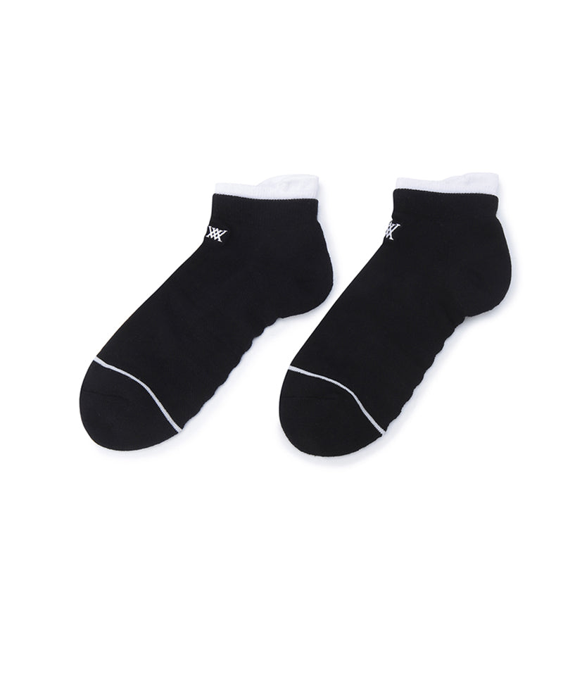 ANEW Golf Men's Basic Sneakers Socks - Black