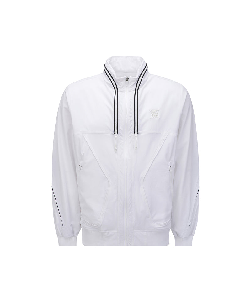 Anew Golf Men's SP Hidden Hood Ma-1 Jacket - White