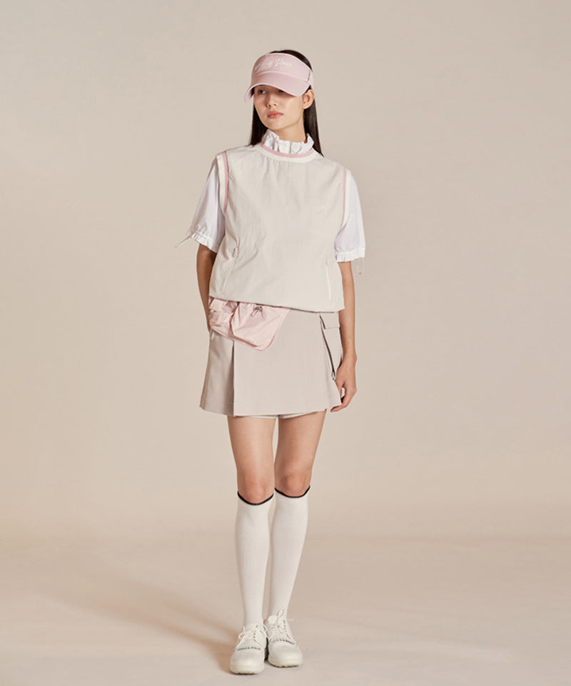 Monday Flow Wind Block Vest - Light Pink
