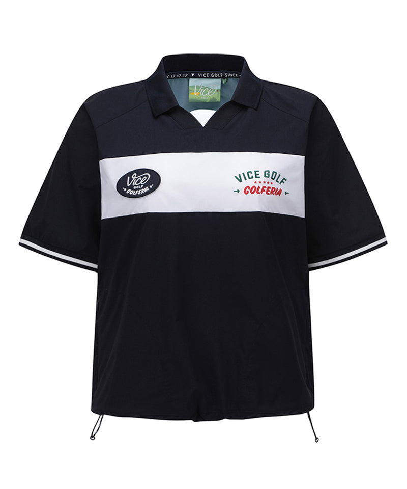 Vice Golf Atelier Women Golfelia Edition Short T-Shirt  - Navy