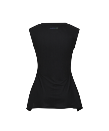 Amazing Cre Women's neck Sleeveless T-Shirt - Black