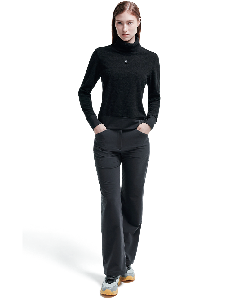 Amazing Cre Women's RV Performance Accordio Bootcut Pants - Dark Grey