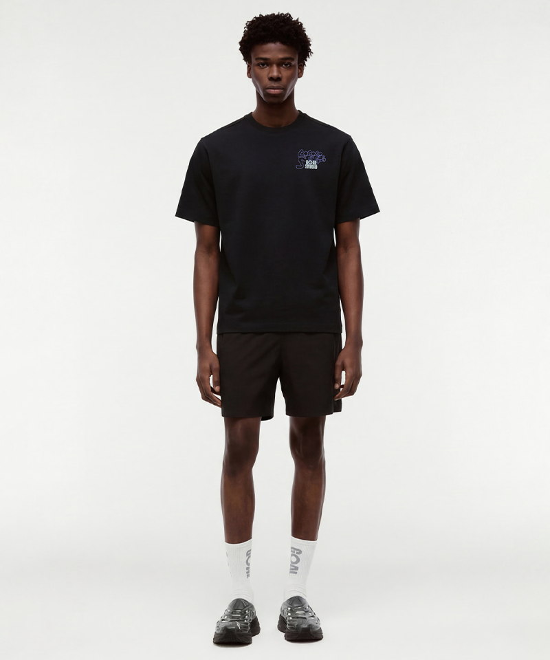 Goal Studio Unisex HRM Graphic Airmesh Tee - Black