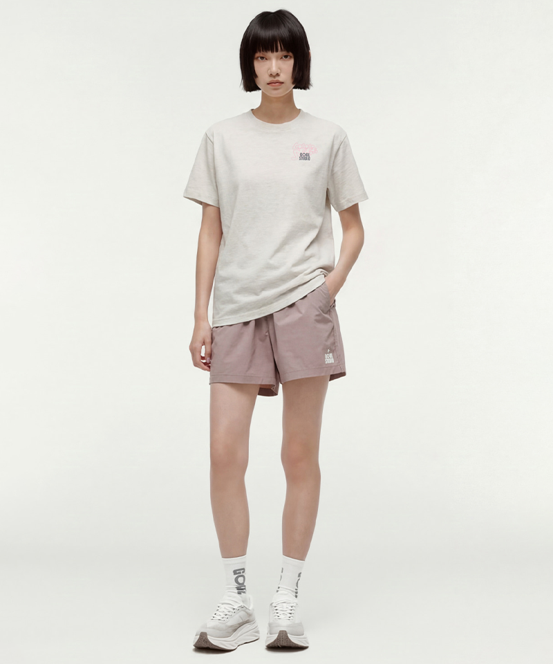 Goal Studio Unisex HRM Graphic Airmesh Tee - Oatmeal