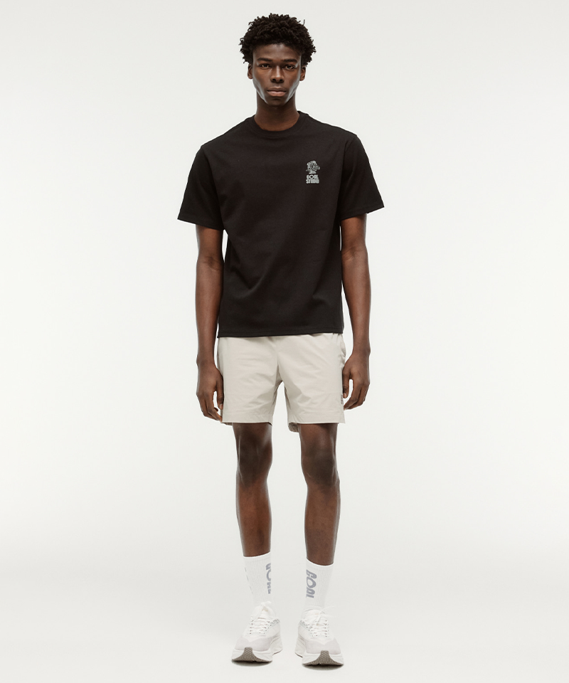 Goal Studio Unisex No Breaks Airmesh Tee - Black