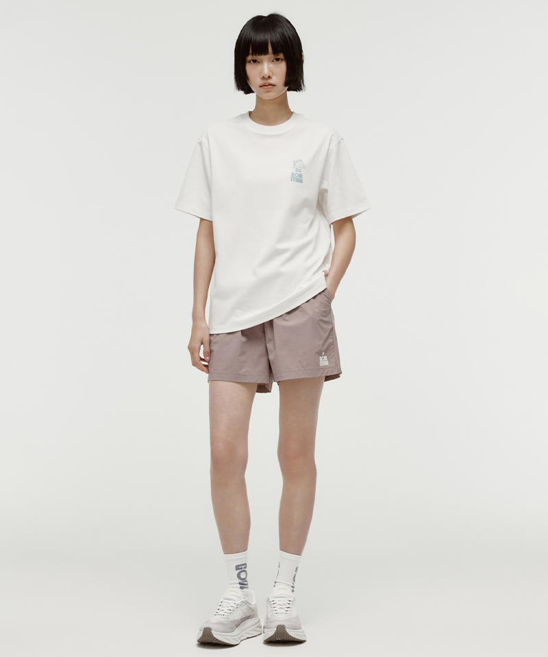 Goal Studio Unisex No Breaks Airmesh Tee - Off White