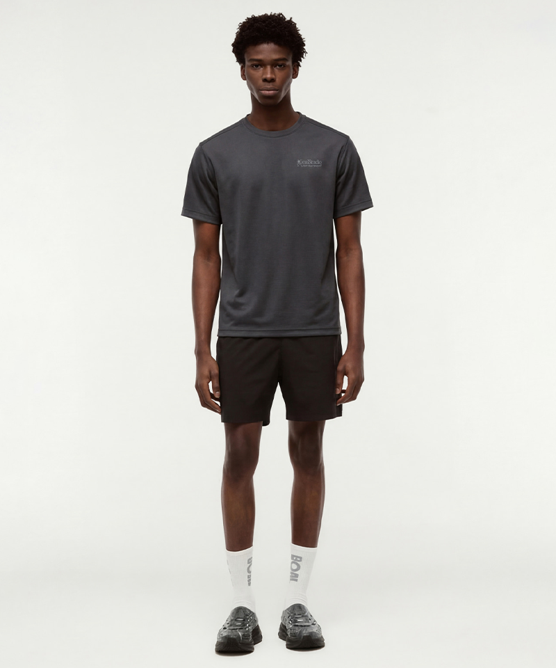 Goal Studio Unisex Pixel Run Tee - Charcoal