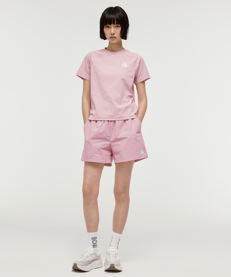 Goal Studio Women's Essential Stretch Shorts - Light Pink