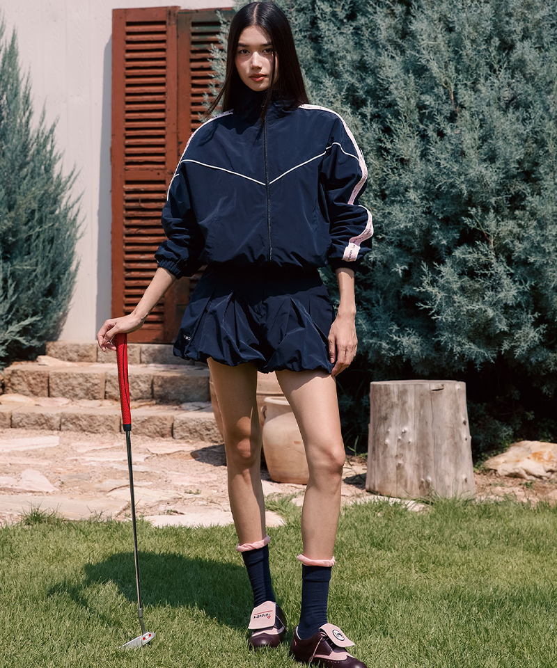 KANDINI Windbreaker Jacket -  Navy