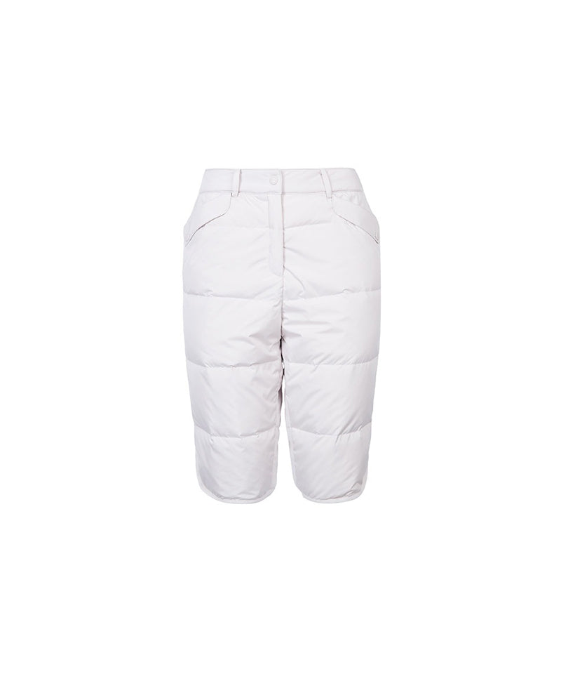 CREVE NINE: Women's Half Down Pants - Ivory