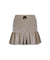 CREVE NINE: Velvet Flare Skirt - Beige