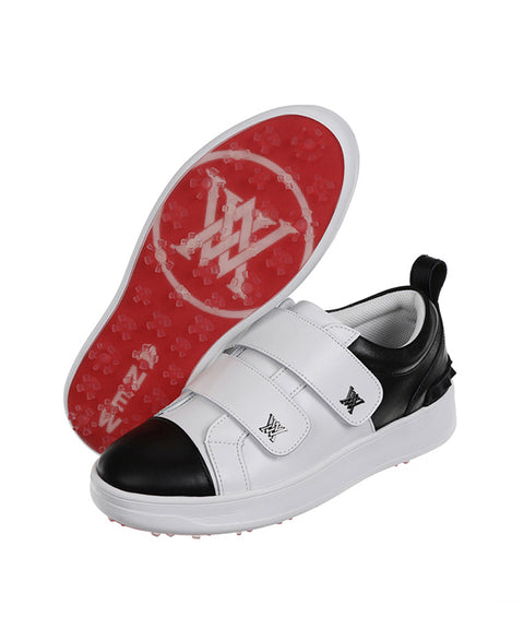 [Warehouse Sale] ANEW Golf: Women's Color Block Double Velcro Sneakers - Black