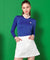 XEXYMIX Golf Back Pleated Stretch Skirt - White