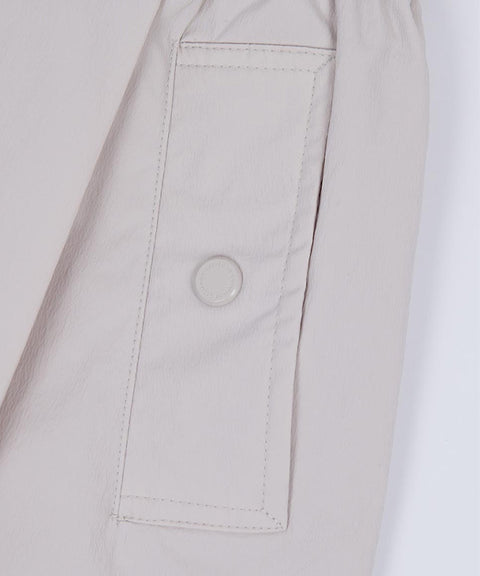 CREVE NINE: Pocket Point Banding Skirt - Cream