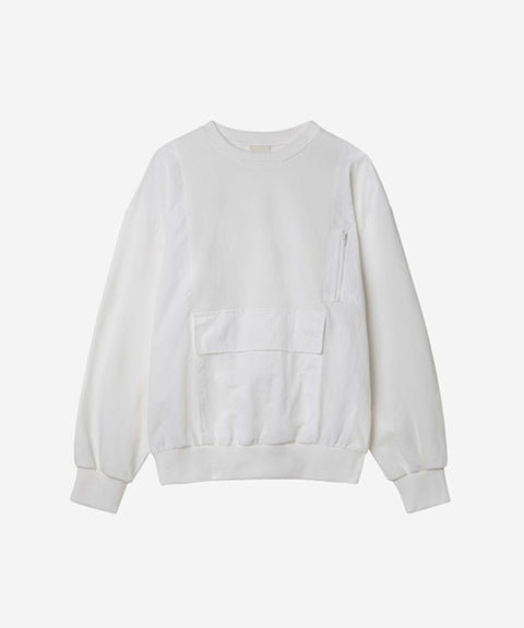 OBER Golf Wind Combi Sweatshirt - White