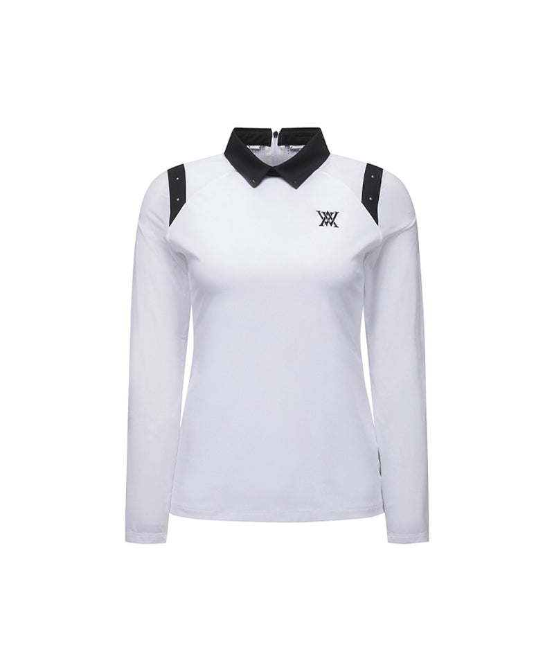 ANEW Golf: Women Shoulder Point Long T-Shirt - White