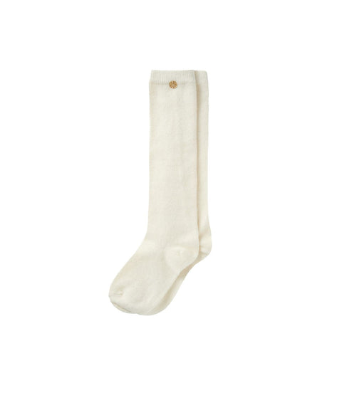 POSHERD Cashmere Knit Socks - Ivory
