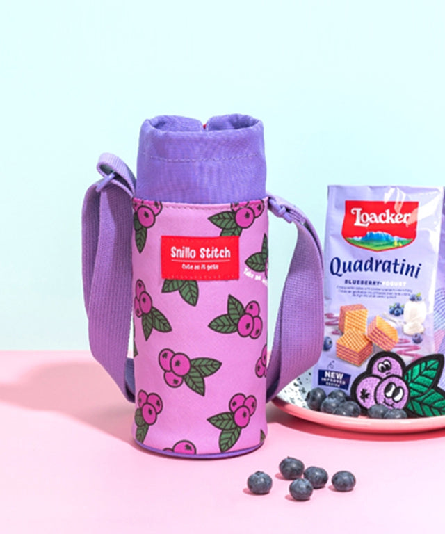 SNILLO STITCH Tumbler Pouch Blueberry - Purple