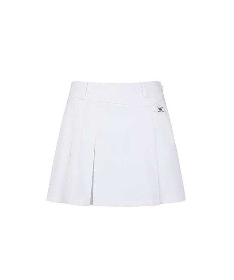 ANEW Golf Women's SM Back Pleated Skirt - White