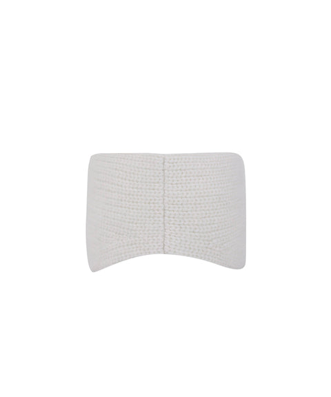 Monday Flow Angora Knit Hairband - Ivory