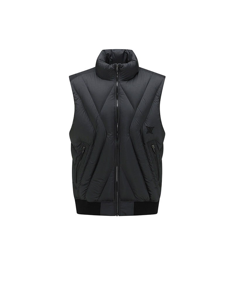 ANEW Golf: Men's Panel Down Vest - Grey