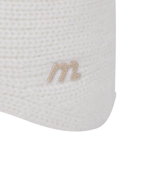 Monday Flow Angora Knit Hairband - Ivory