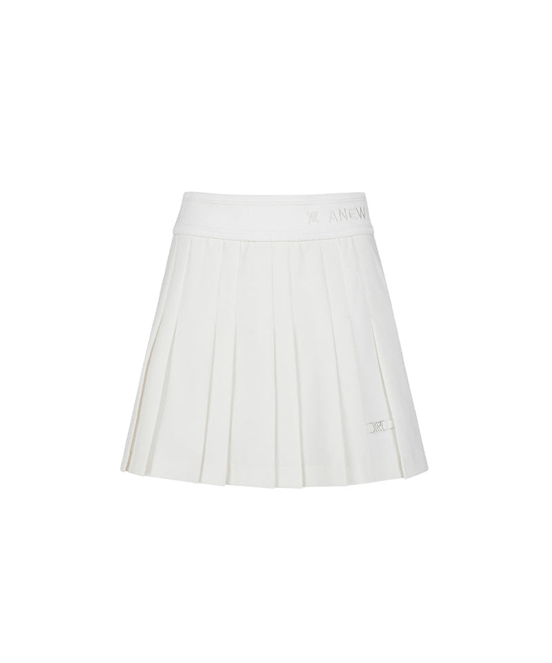 ANEW Golf Women Fleece Pleats SQ - Ivory