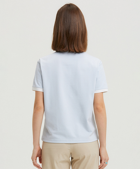 AVEN Soft Cool Polo Sky - Blue
