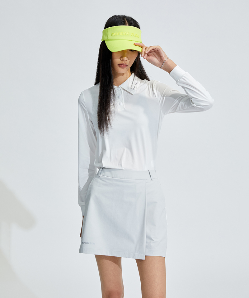 [Warehouse Sale] Monday Flow Aero Cool Long Sleeve Top - White