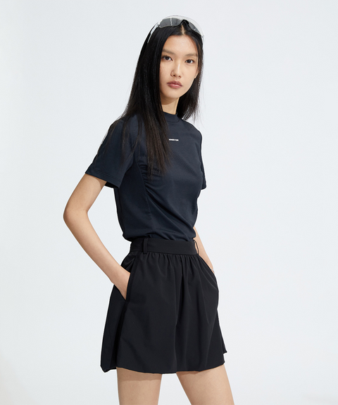 Monday Flow Balloon Skirt - Black