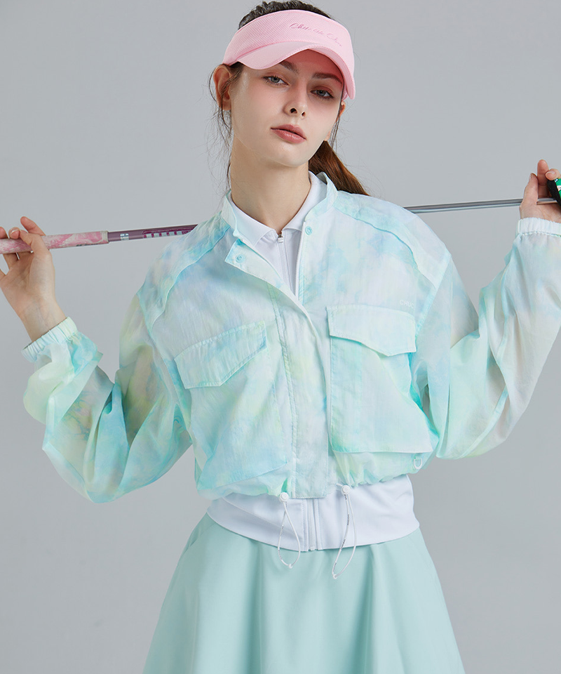 CHUCUCHU Light Over Crop Jumper - Light Green