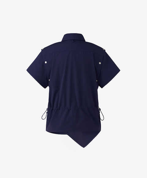 GFJ Golf Women's Detachable Short Sleeve - Navy