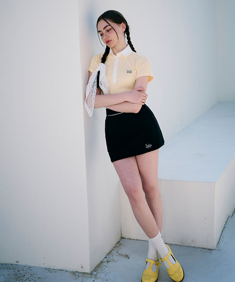 KANDINI H-Line Mini Skirt - Black