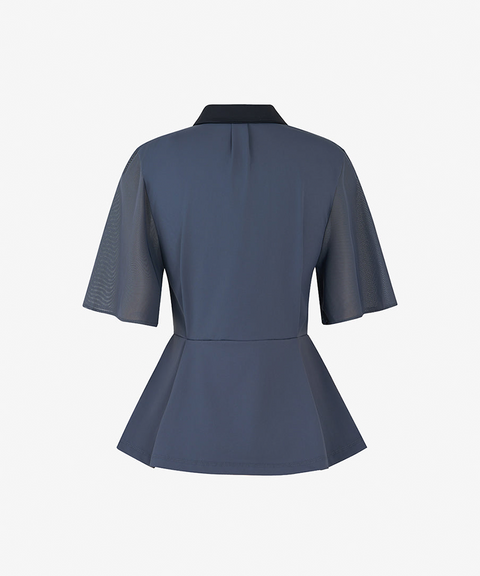 GFJ Golf Women's Half Zip Polo - Black
