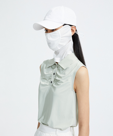 Monday Flow Neck Cover UV Cooling Mask - Ivory