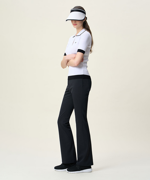 FORDI Signature Bootcut Long Pants - Black
