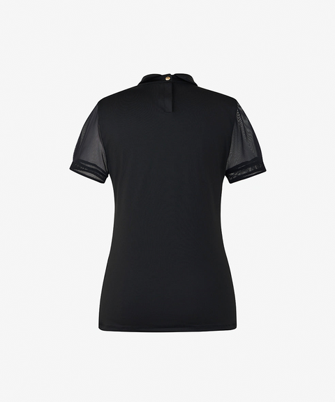GFJ Golf Women's Slim Fit Polo - Black