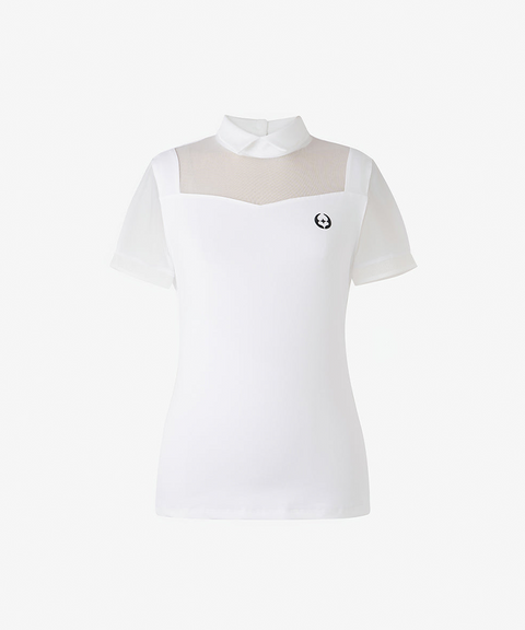 GFJ Golf Women's Slim Fit Polo - White