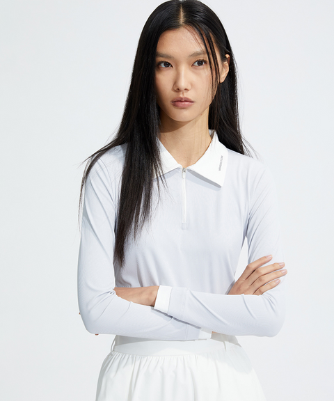 Monday Flow Slim Layer Carat Top - Light Gray